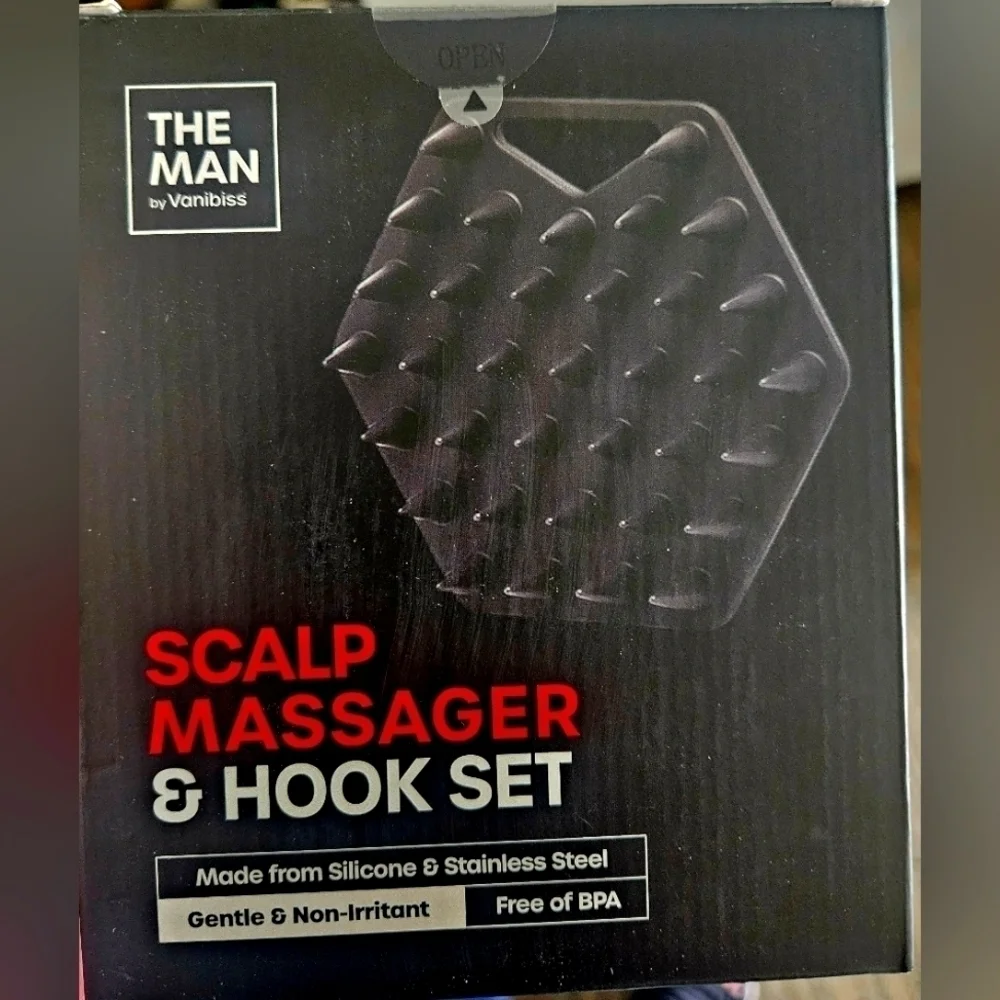 The Man Silicone Scalp Massager Set